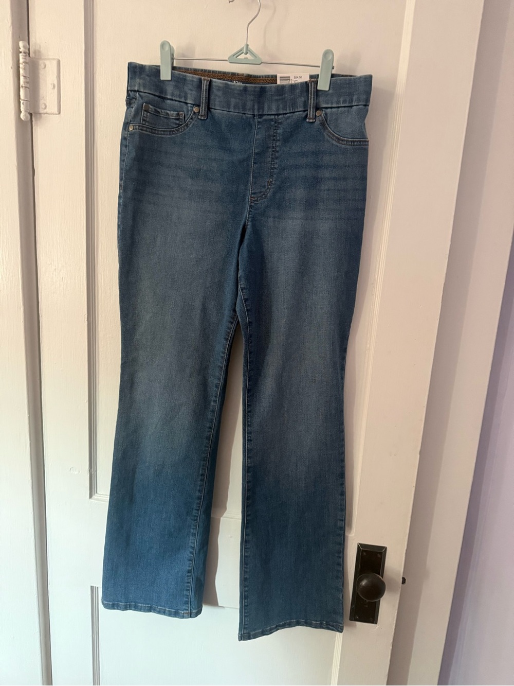 Kim Rogers Medium Blue Flare Jeans - Wide Leg